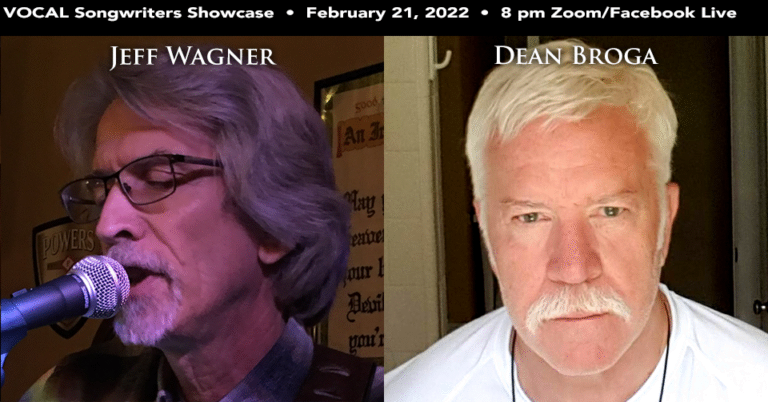 February 2022 VOCAL Songwriters Showcase VOCAL Virginia Organization Of Composers And Lyricists